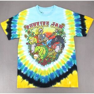 GRATEFUL DEAD SUNRISE JAM UP WITH THE SUN TIE DYE T-SHIRT SIZE M DOUBLE SIDED